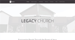 Desktop Screenshot of legacychurchid.com